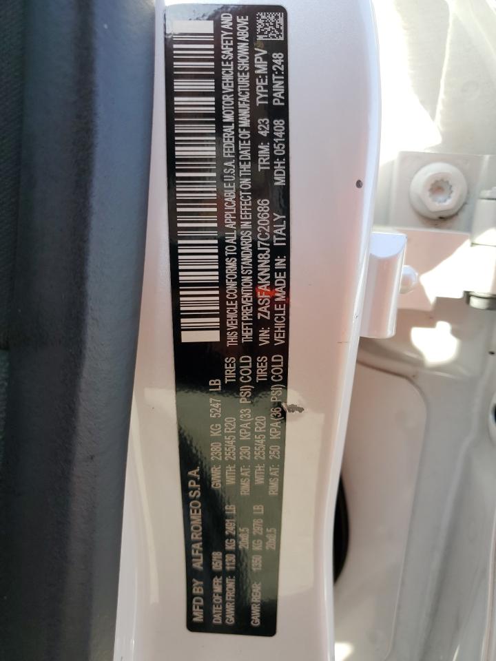 ZASFAKNN8J7C20686 2018 Alfa Romeo Stelvio Ti Sport