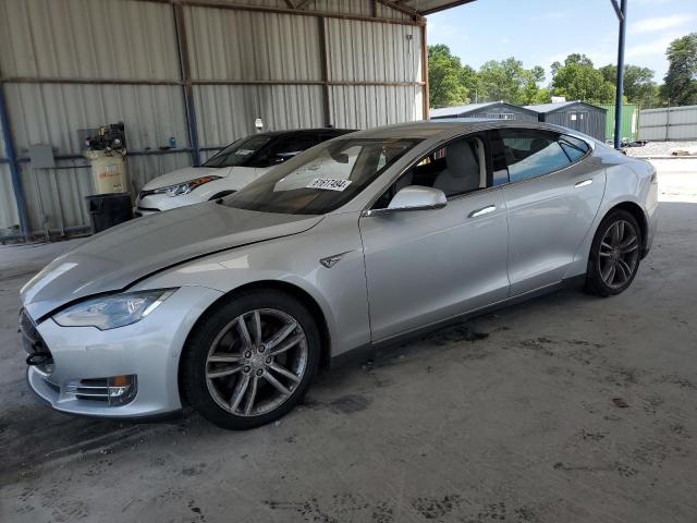 TESLA MODEL S 85 2015 silver  electric 5YJSA1H25FFP75762 photo #1