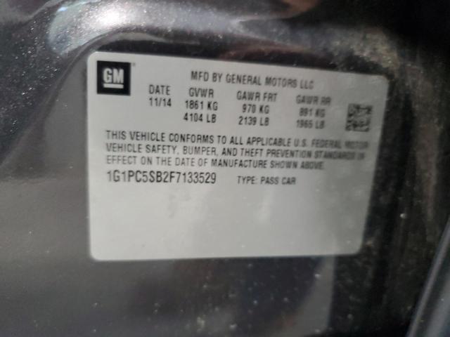 2015 CHEVROLET CRUZE LT - 1G1PC5SB2F7133529