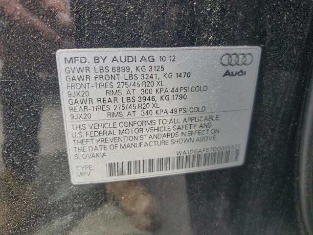 VIN WA1DGAFE7DD006523 2013 Audi Q7, Prestige no.14