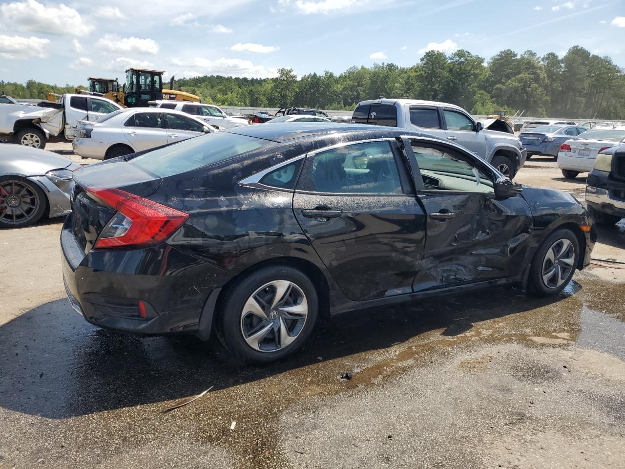 Lot #2881345489 2021 HONDA CIVIC LX