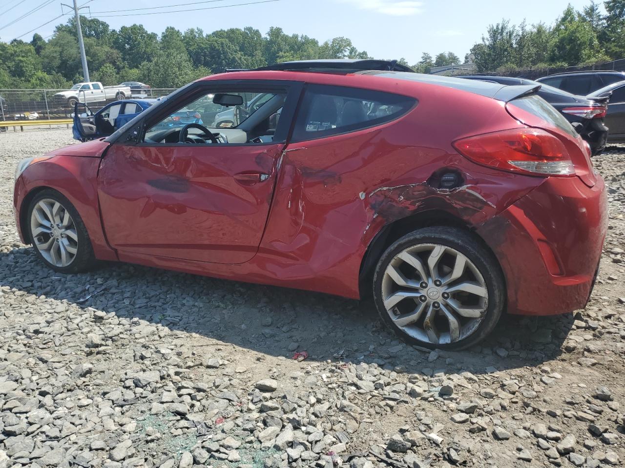 Lot #2919145667 2012 HYUNDAI VELOSTER