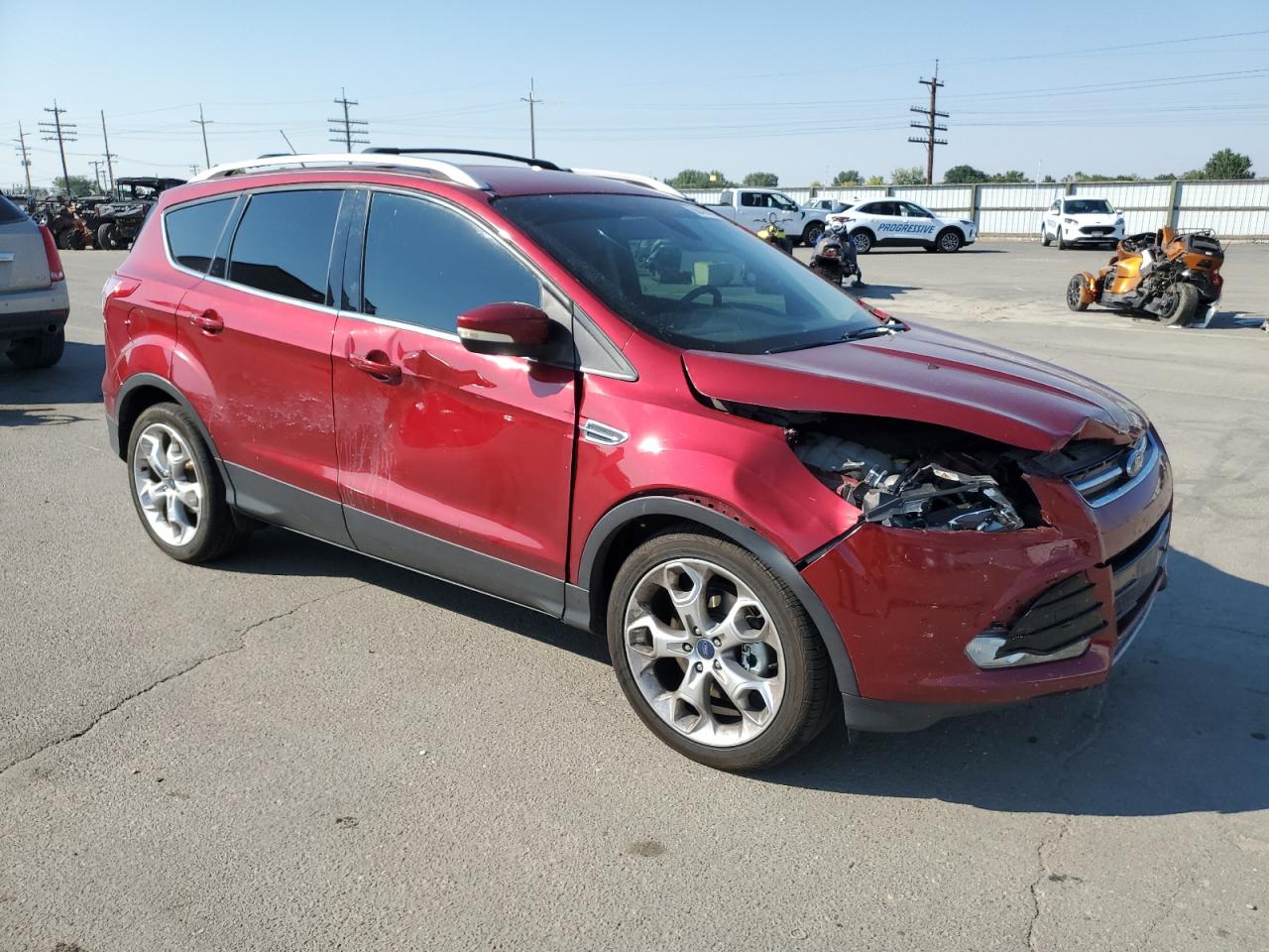 2013 Ford Escape Titanium vin: 1FMCU9J90DUD38625