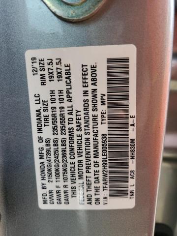 2020 HONDA CR-V TOURI - 7FARW2H99LE005938