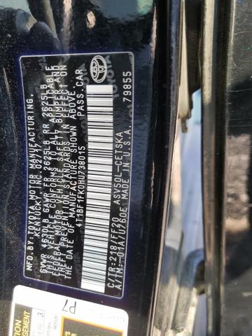 2017 TOYOTA CAMRY LE - 4T1BF1FK0HU738015