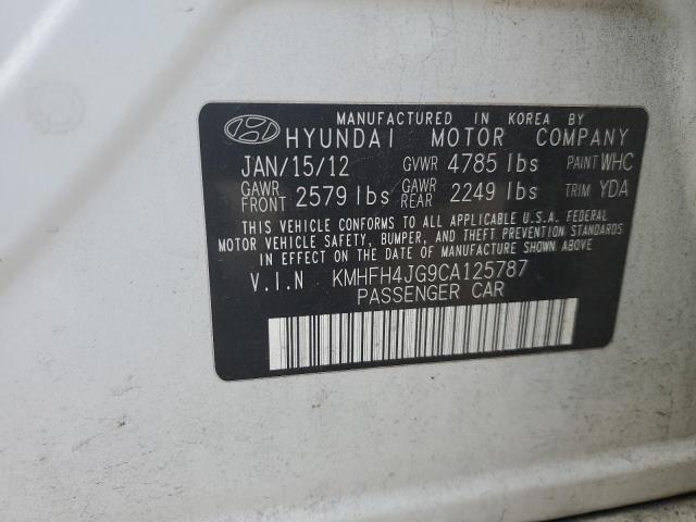 2017 HYUNDAI AZERA GLS - KMHFH4JG9CA125787
