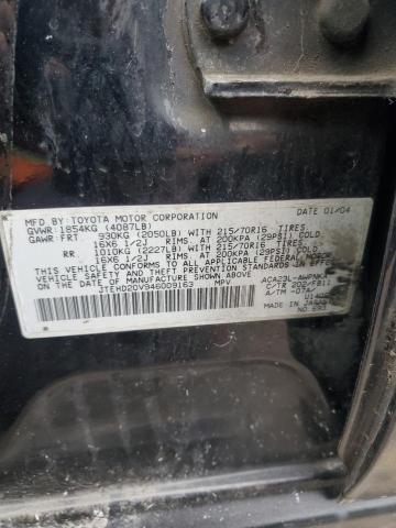 2004 Toyota Rav4 VIN: JTEHD20V946009163 Lot: 63122904