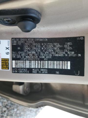 2006 Toyota Highlander Limited VIN: JTEGP21A860101918 Lot: 61316394