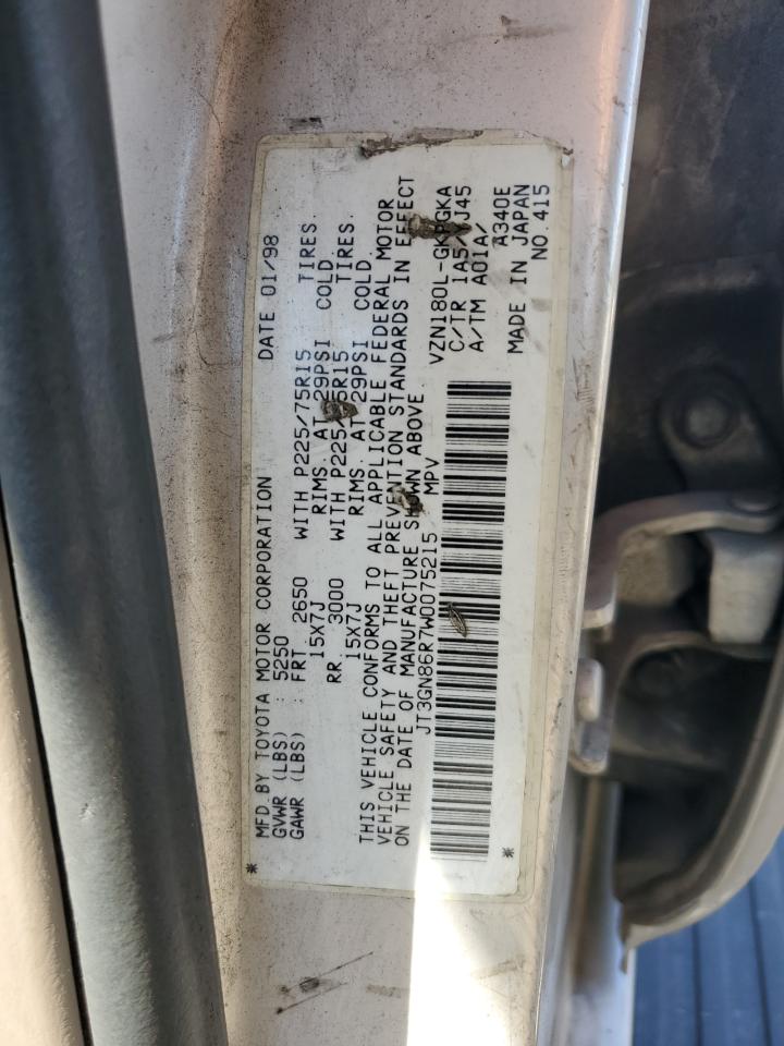 JT3GN86R7W0075215 1998 Toyota 4Runner Sr5