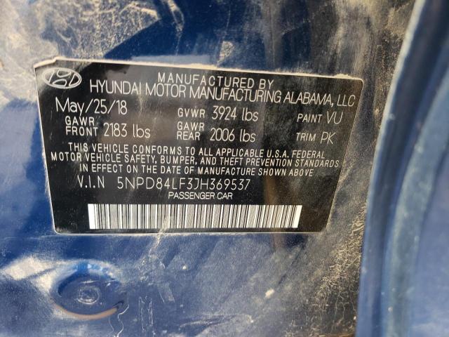 2018 HYUNDAI ELANTRA-4 5NPD84LF3JH369537