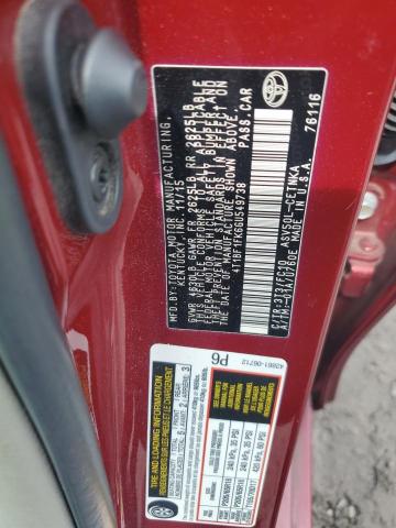 VIN 4T1BF1FK6GU549738 2016 Toyota Camry, LE no.12