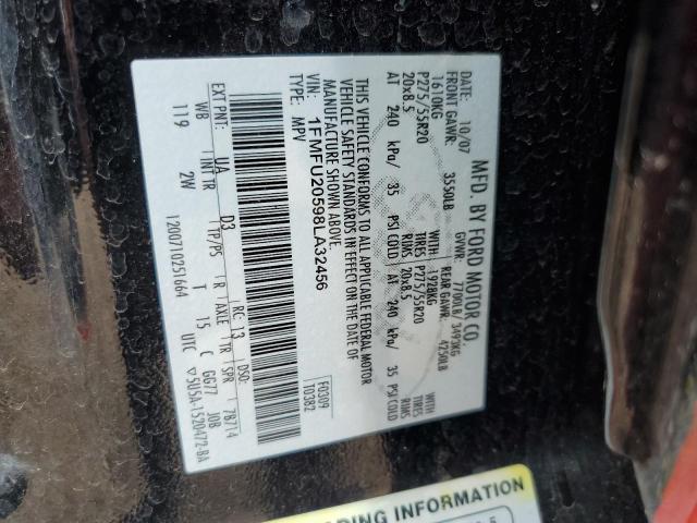 2008 Ford Expedition Limited VIN: 1FMFU20598LA32456 Lot: 62152084