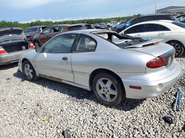 PONTIAC SUNFIRE SE 2002 silver coupe gas 1G2JB124827351256 photo #3