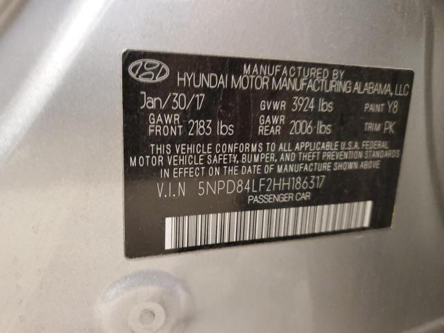 2017 HYUNDAI ELANTRA SE - 5NPD84LF2HH186317