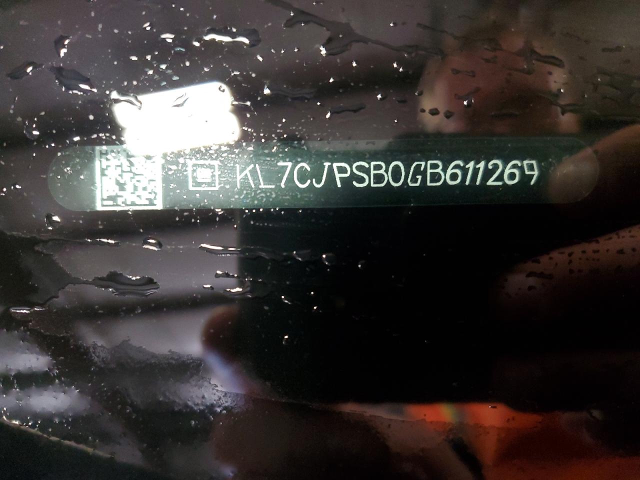 KL7CJPSB0GB611269 2016 Chevrolet Trax 1Lt