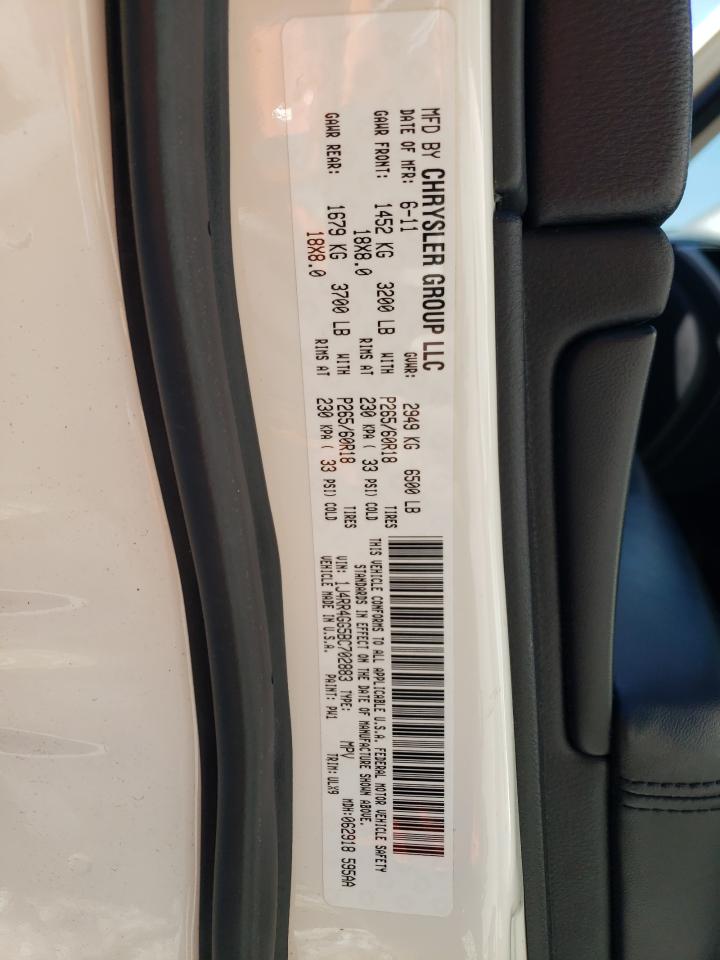 1J4RR4GG5BC702883 2011 Jeep Grand Cherokee Laredo