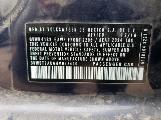 2017 VOLKSWAGEN GTI S - 3VW5T7AU6HM037440