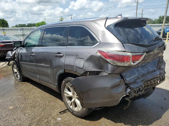 VIN 5TDKKRFH1ES023537 2014 Toyota Highlander, Xle no.2