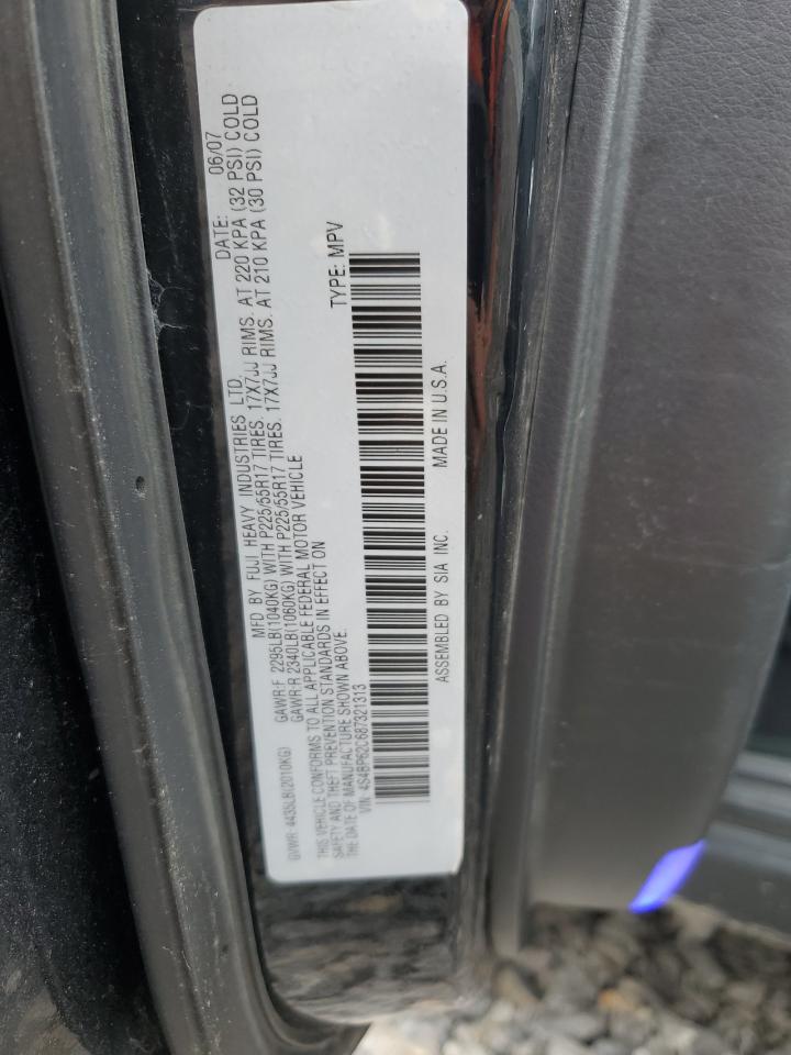 4S4BP62C687321313 2008 Subaru Outback 2.5I Limited