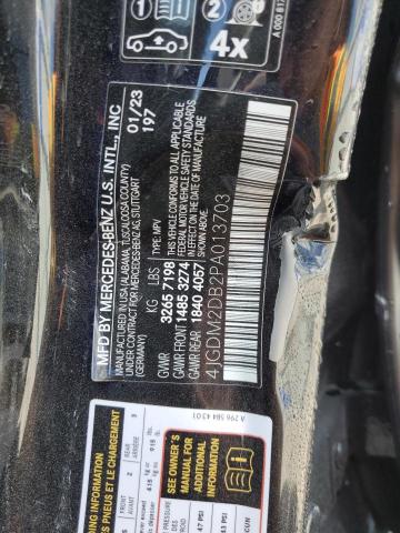 2023 MERCEDES-BENZ EQS SUV 45 - 4JGDM2DB2PA013703