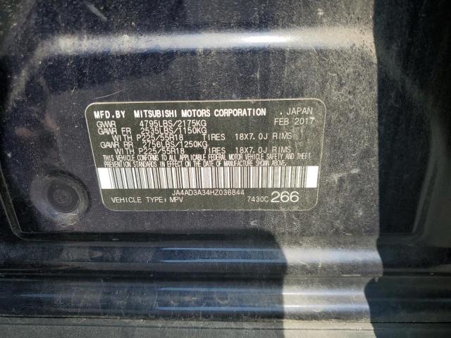 2017 MITSUBISHI OUTLANDER - JA4AD3A34HZ036844
