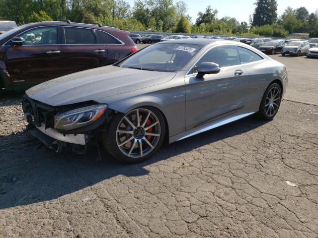 MERCEDES-BENZ S 63 AMG 2015 gray  gas WDDXJ7JB1FA007228 photo #1