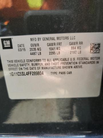 2015 CHEVROLET MALIBU 1LT - 1G11C5SL4FF289804