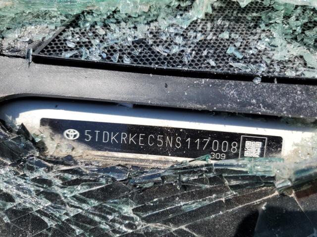 2022 Toyota Sienna Le VIN: 5TDKRKEC5NS117008 Lot: 38403444