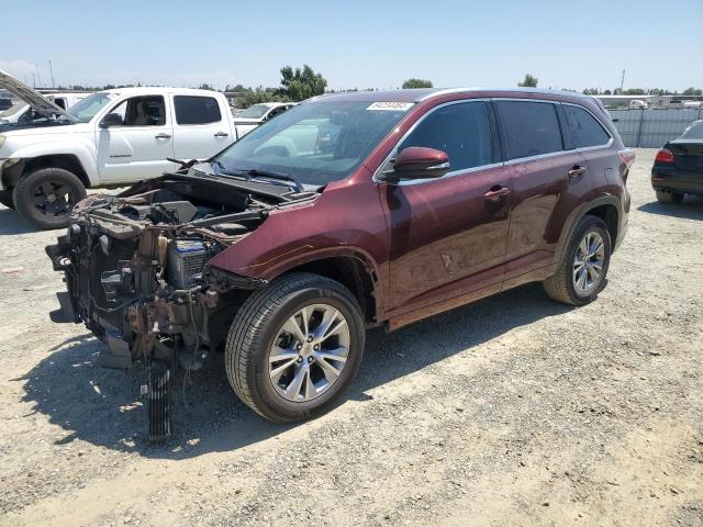 VIN 5TDKKRFH7FS057726 2015 Toyota Highlander, Xle no.1