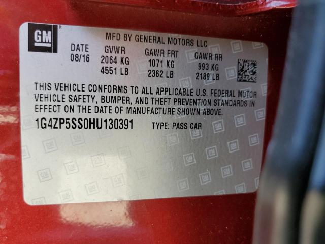 VIN 1G4ZP5SS0HU130391 2017 Buick Lacrosse, Essence no.12