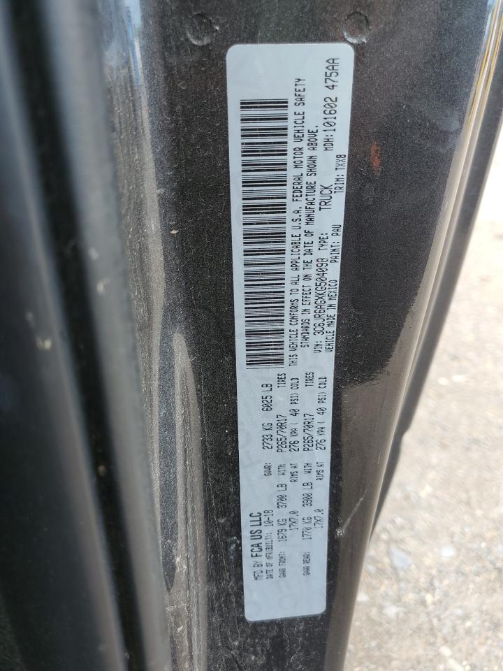 3C6JR6AGXKG504098 2019 Ram 1500 Classic Tradesman