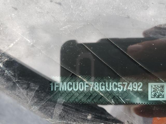 2016 FORD ESCAPE S - 1FMCU0F78GUC57492