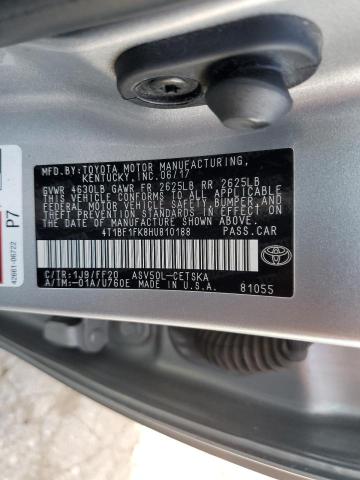 4T1BF1FK8HU810188 2017 Toyota Camry Le