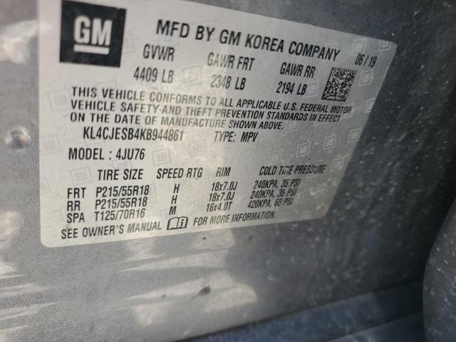 2019 Buick Encore Preferred VIN: KL4CJESB4KB944861 Lot: 61390084