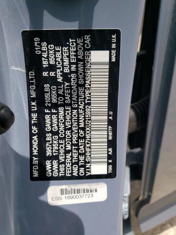 2019 HONDA CIVIC EX - SHHFK7H6XKU215992