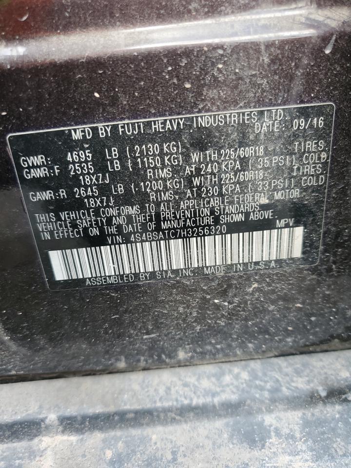 4S4BSATC7H3256320 2017 Subaru Outback Touring