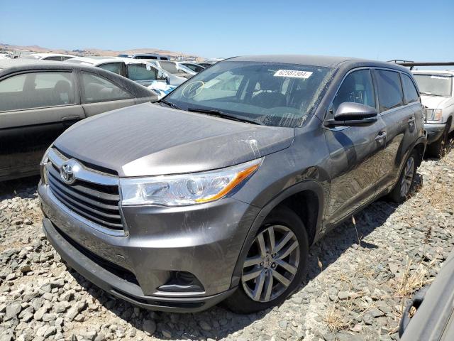 VIN 5TDZARFH0FS014265 2015 Toyota Highlander, LE no.1