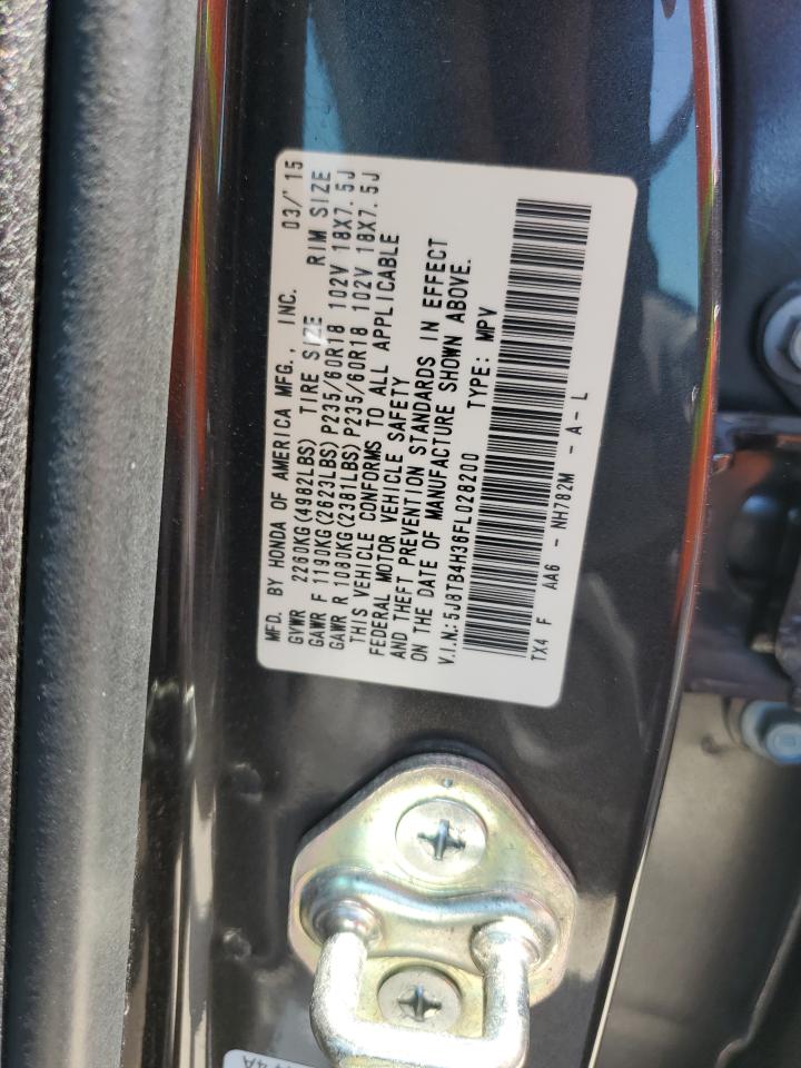 5J8TB4H36FL028200 2015 Acura Rdx