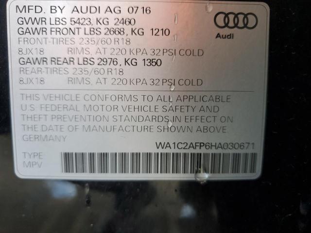 VIN WA1C2AFP6HA030671 2017 Audi Q5, Premium no.14