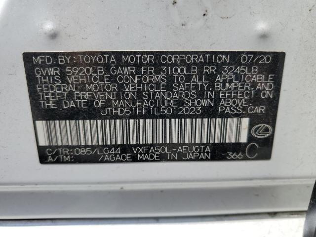 2020 LEXUS LS 500 BAS JTHD51FF1L5012023