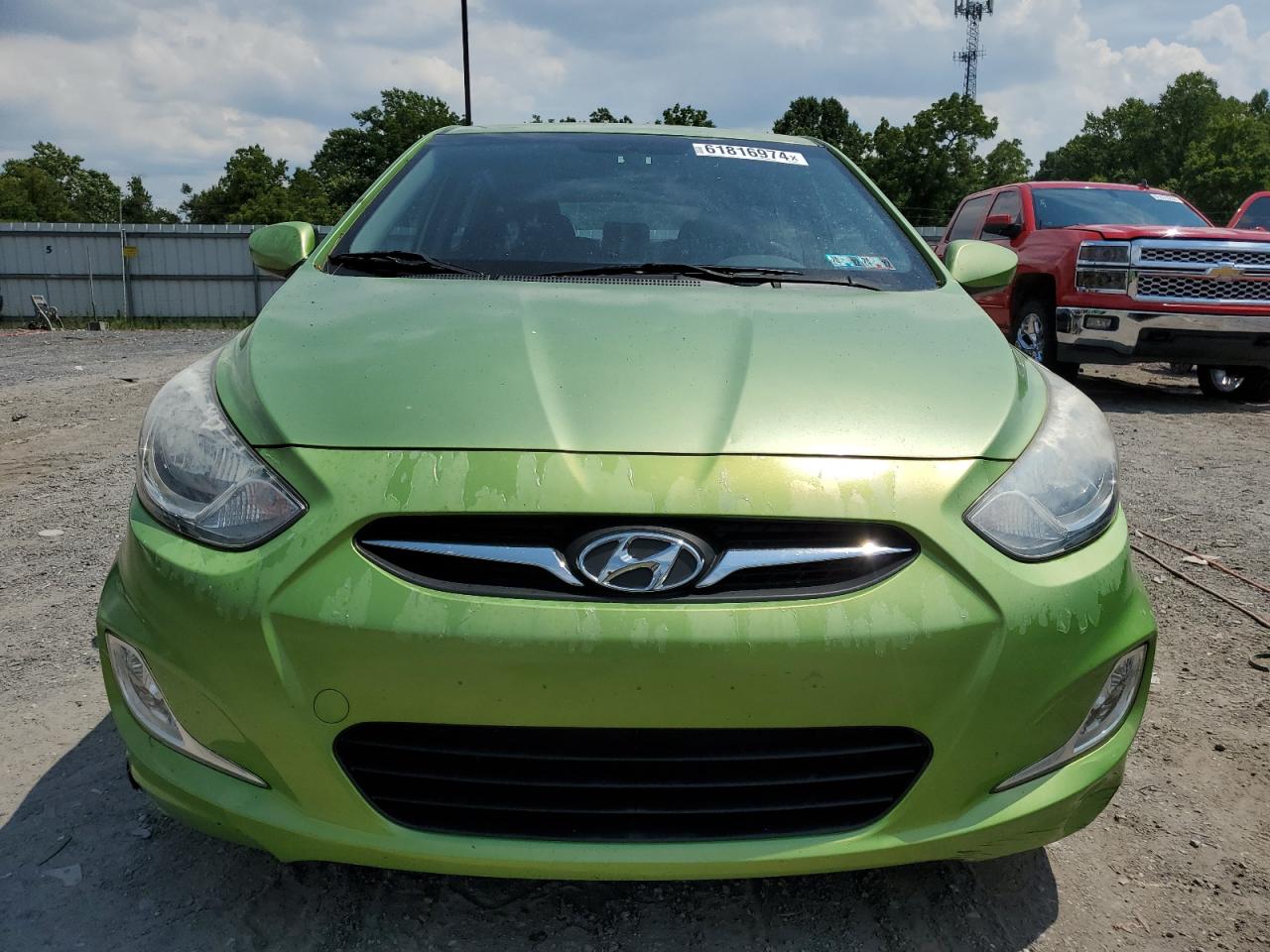 2012 Hyundai Accent Gls vin: KMHCU5AE5CU037675