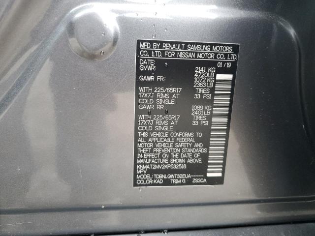 2019 NISSAN ROGUE S - KNMAT2MV2KP532518