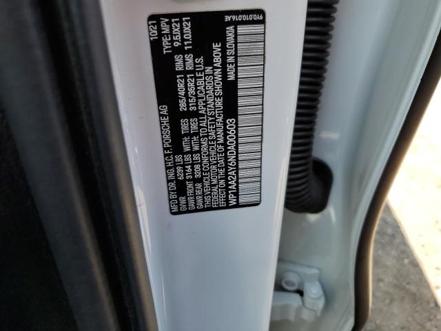 2022 PORSCHE CAYENNE - WP1AA2AY6NDA00603