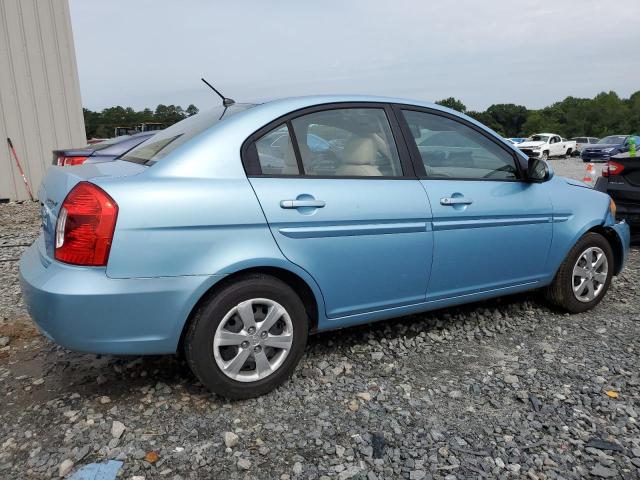 HYUNDAI ACCENT GLS 2009 blue  gas KMHCN46C09U386539 photo #4