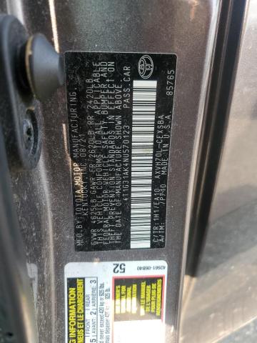 2022 TOYOTA CAMRY NIGH - 4T1G31AK4NU570123