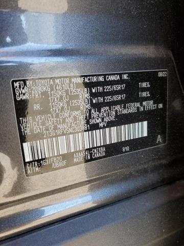 2022 TOYOTA RAV4 LE - 2T3G1RFV5NC303881