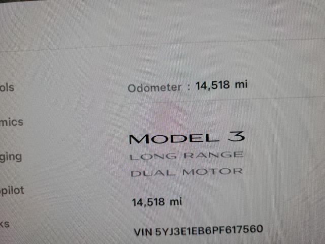 5YJ3E1EB6PF617560 2023 Tesla Model 3