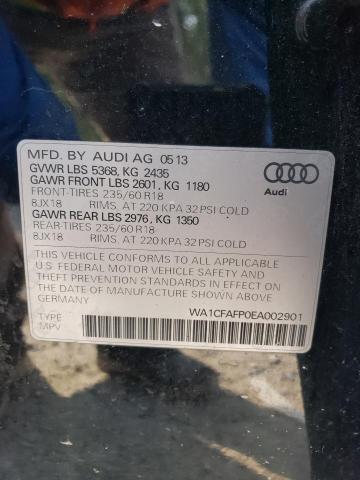 VIN WA1CFAFP0EA002901 2014 Audi Q5, Premium no.13