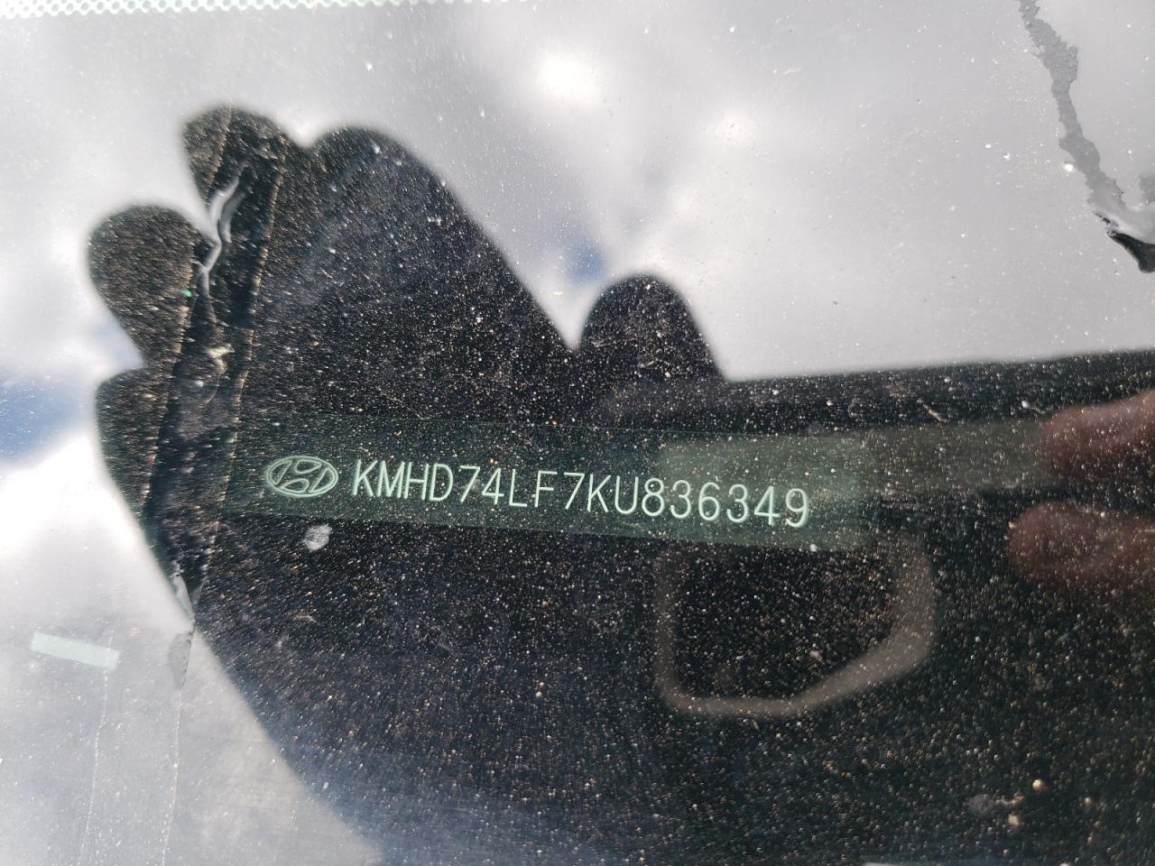 KMHD74LF7KU836349 2019 Hyundai Elantra Se