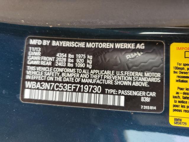 VIN WBA3N7C53EF719730 2014 BMW 4 Series, 428 I no.12